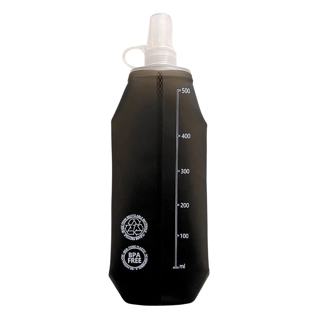 The back of 500ml Eos Elite Water Bladder