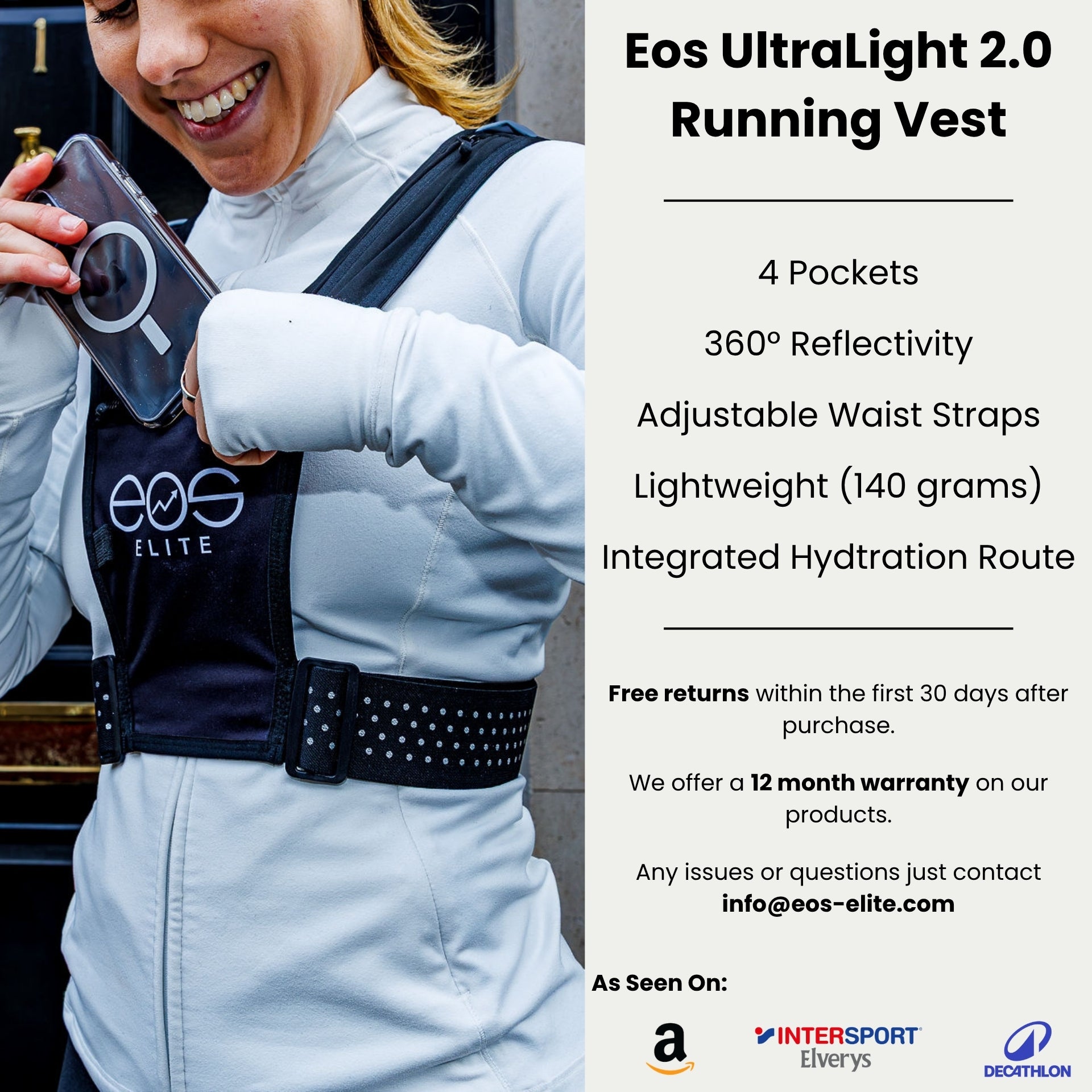Eos UltraLight 2.0 Running Vest
