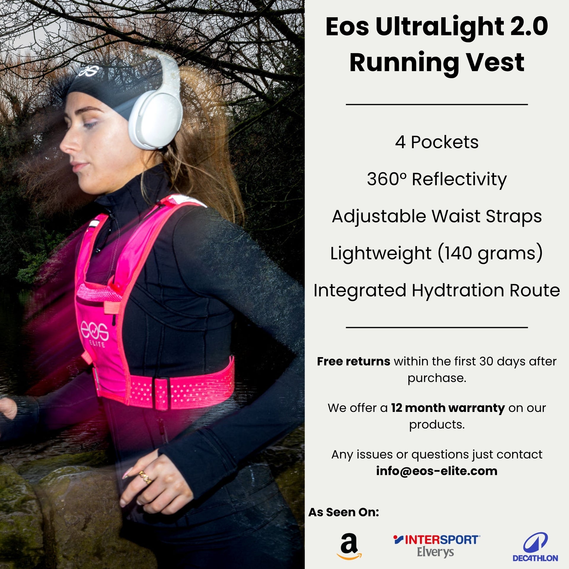 Eos UltraLight 2.0 Running Vest