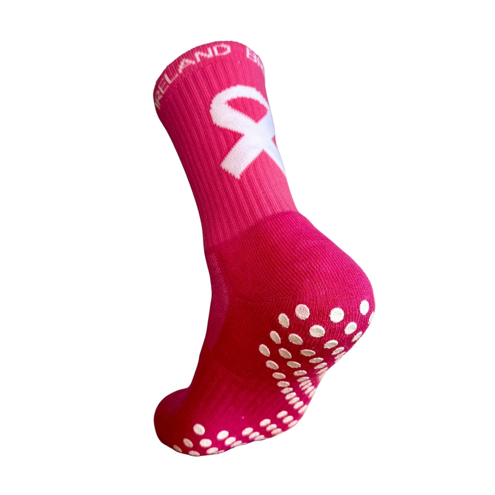 BCI UltraSoft Pink Grip Socks