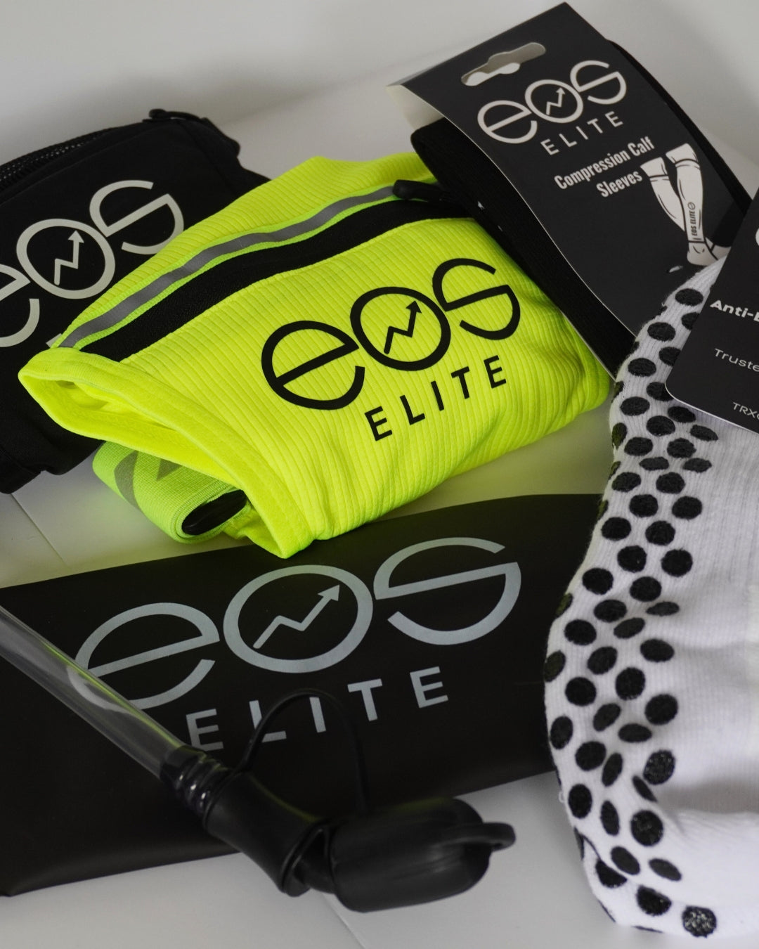 Break through every barrier with the Ultimate Eos Running Pack, the complete performance offer designed to fuel your run from start to finish. This all-in-one bundle removes every excuse, covering your gear, hydration, comfort, and recovery needs in one powerful package. This all inclusive bundle offers you the opportunity to level up your running performance with a 10% discount plus free shipping!

What's included?

An Eos UltraLight Running Vest
An Eos IlluminLight Running Vest
2 pairs of Eos TRXCTION Ant