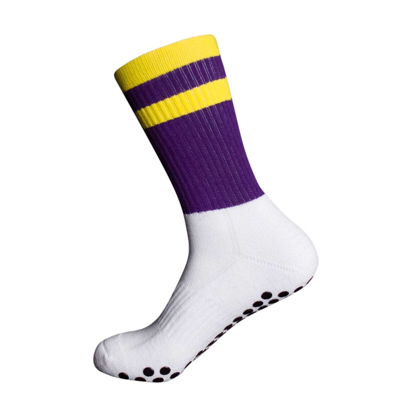 EOS ELITE GAA UltraSoft Grip Socks Purple/Yellow