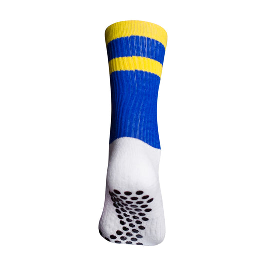 EOS ELITE GAA UltraSoft Grip Socks Blue/Yellow