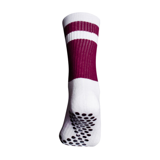 EOS ELITE GAA UltraSoft Grip Socks Maroon/White 
