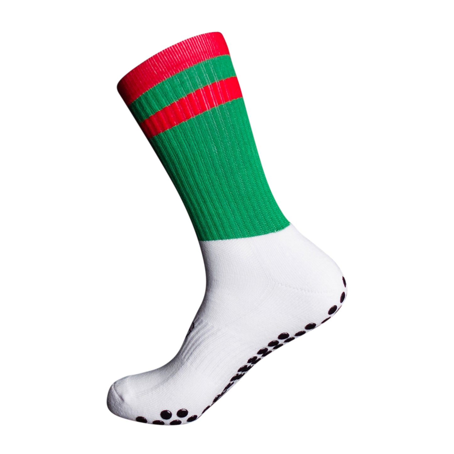 EOS ELITE GAA UltraSoft Grip Socks Green/Red