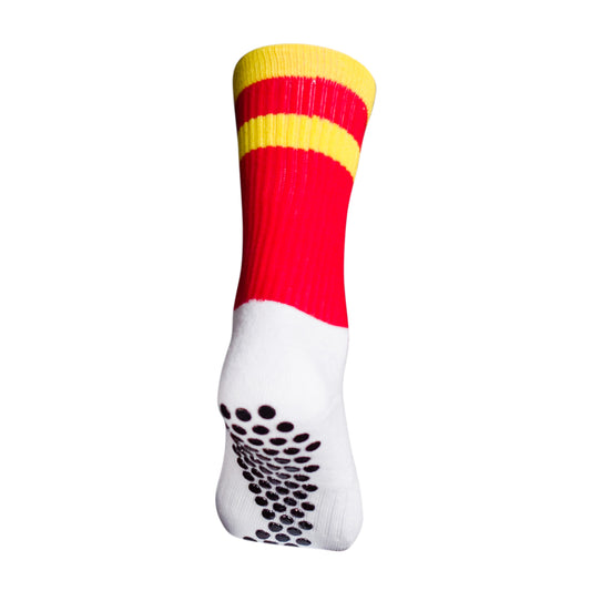 GAA UltraSoft Grip Socks Red/Yellow