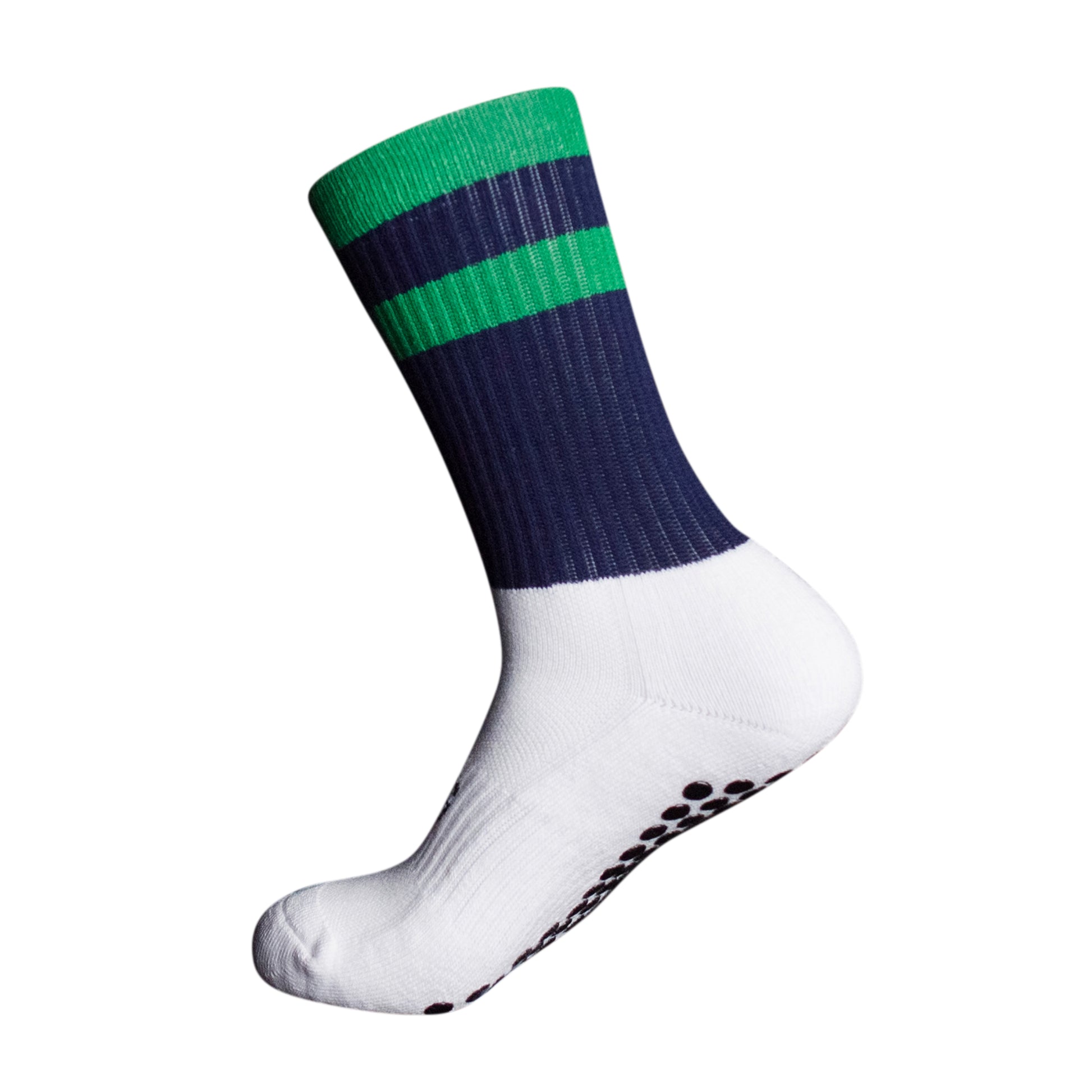 EOS ELITE GAA UltraSoft Grip Socks Navy/Green