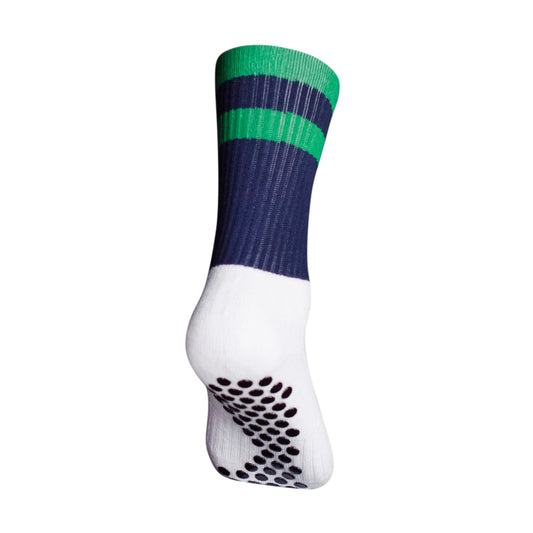 EOS ELITE GAA UltraSoft Grip Socks Navy/Green