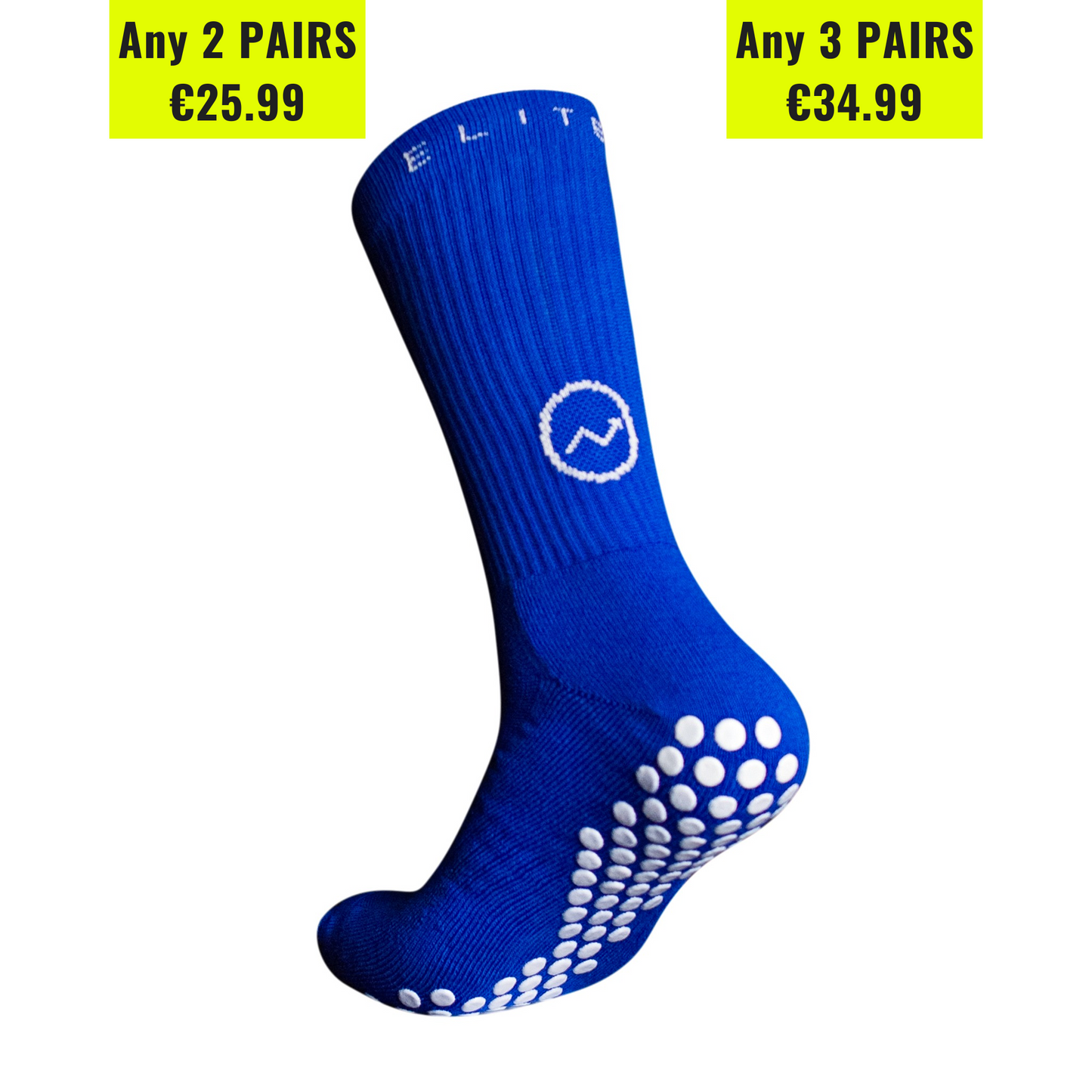 Eos Elite Grip socks Blue colours 