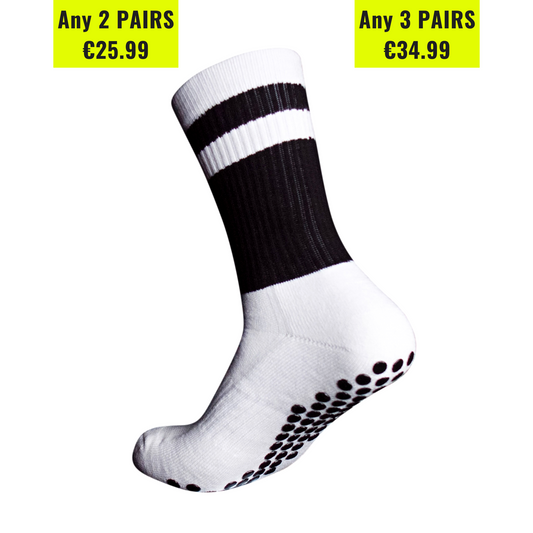 Eos Elite Grip socks black and white 