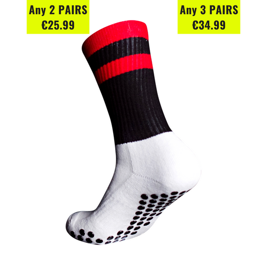 Eos Elite Grip socks black and white