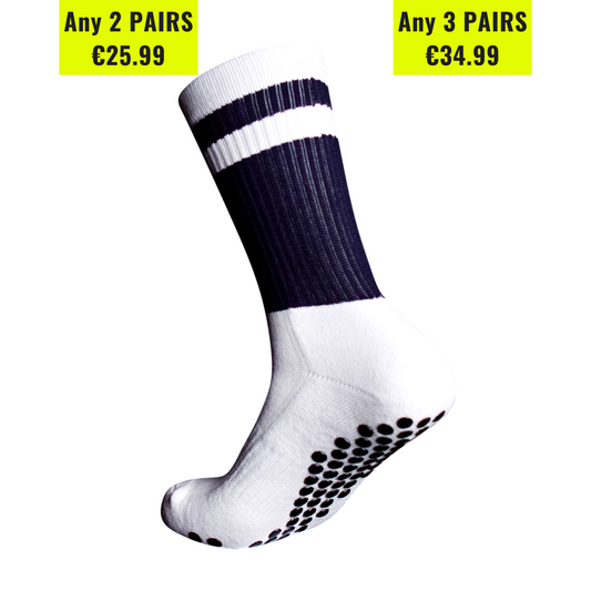 Eos Elite Grip socks Black and white, 2 pairs for €25.99 or 3 pairs for €34.99