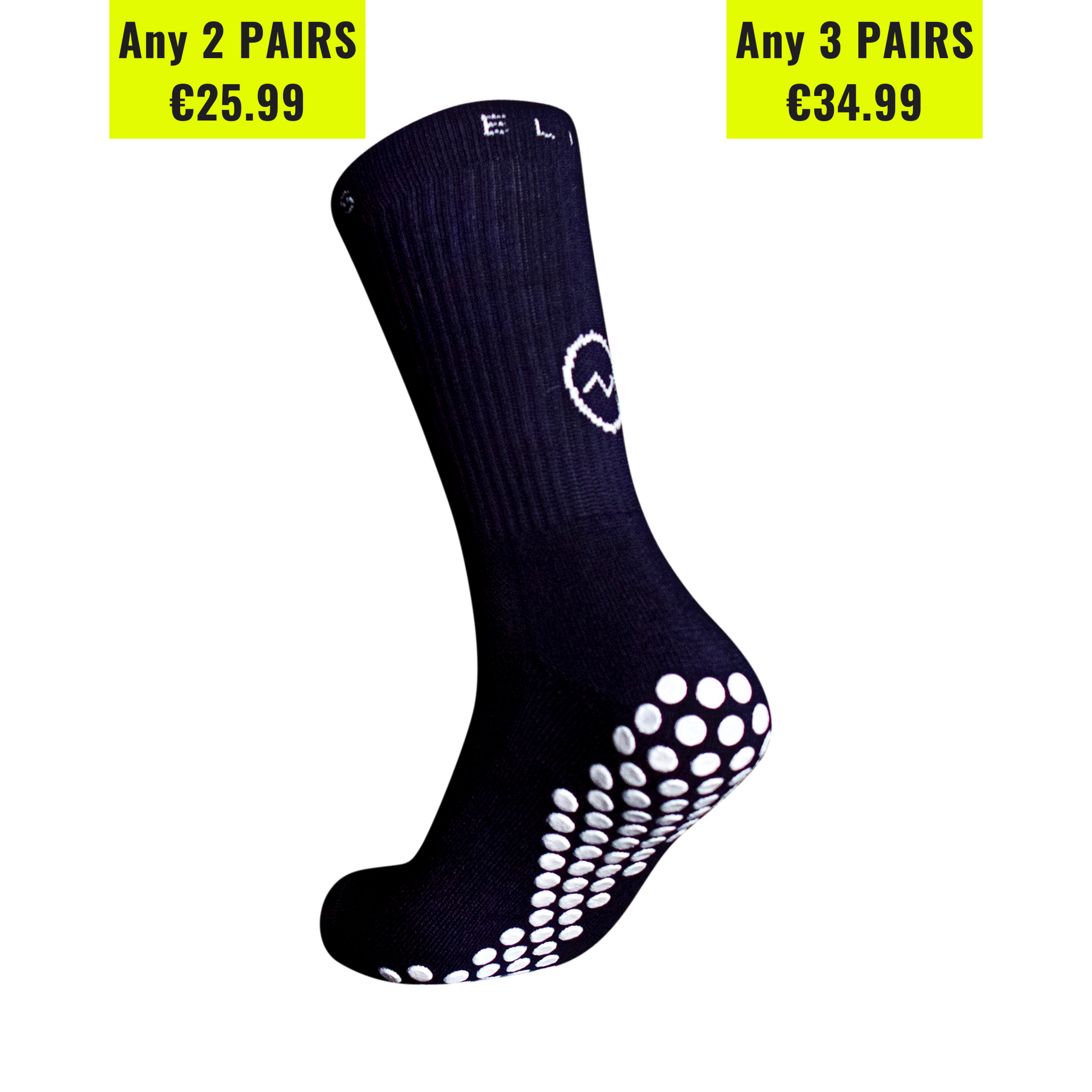 Eos Elite Grip socks Navy, 2 pairs for €25.99 or 3 pairs for €34.99