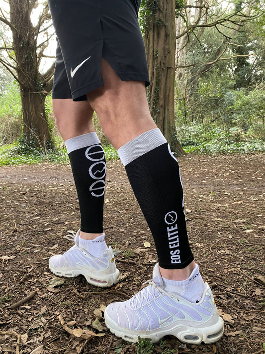 Eos Calf Compression Sleeves and Eos TRXCTION Anti-Blister Grip Socks