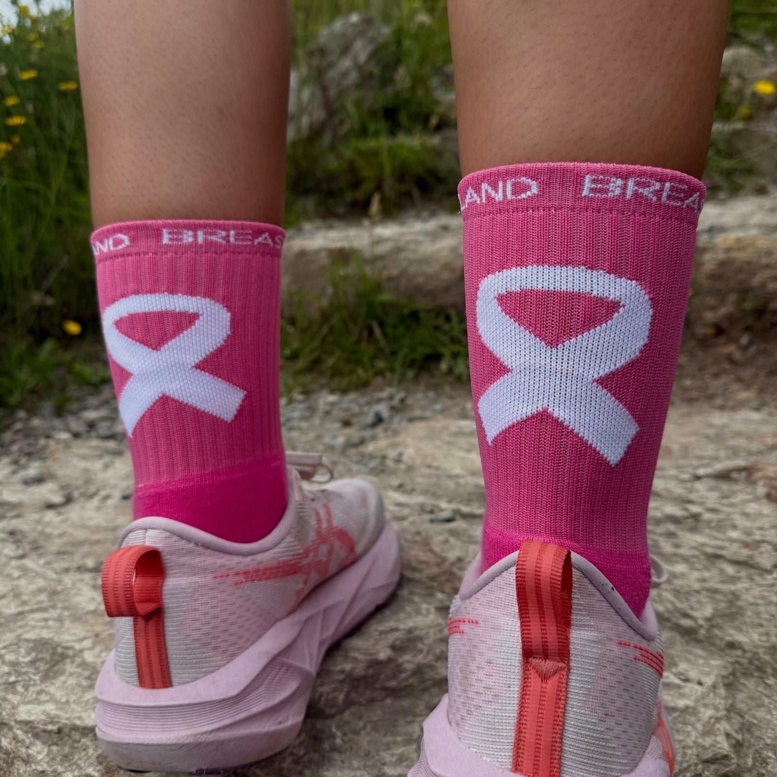 BCI UltraSoft Pink Grip Socks