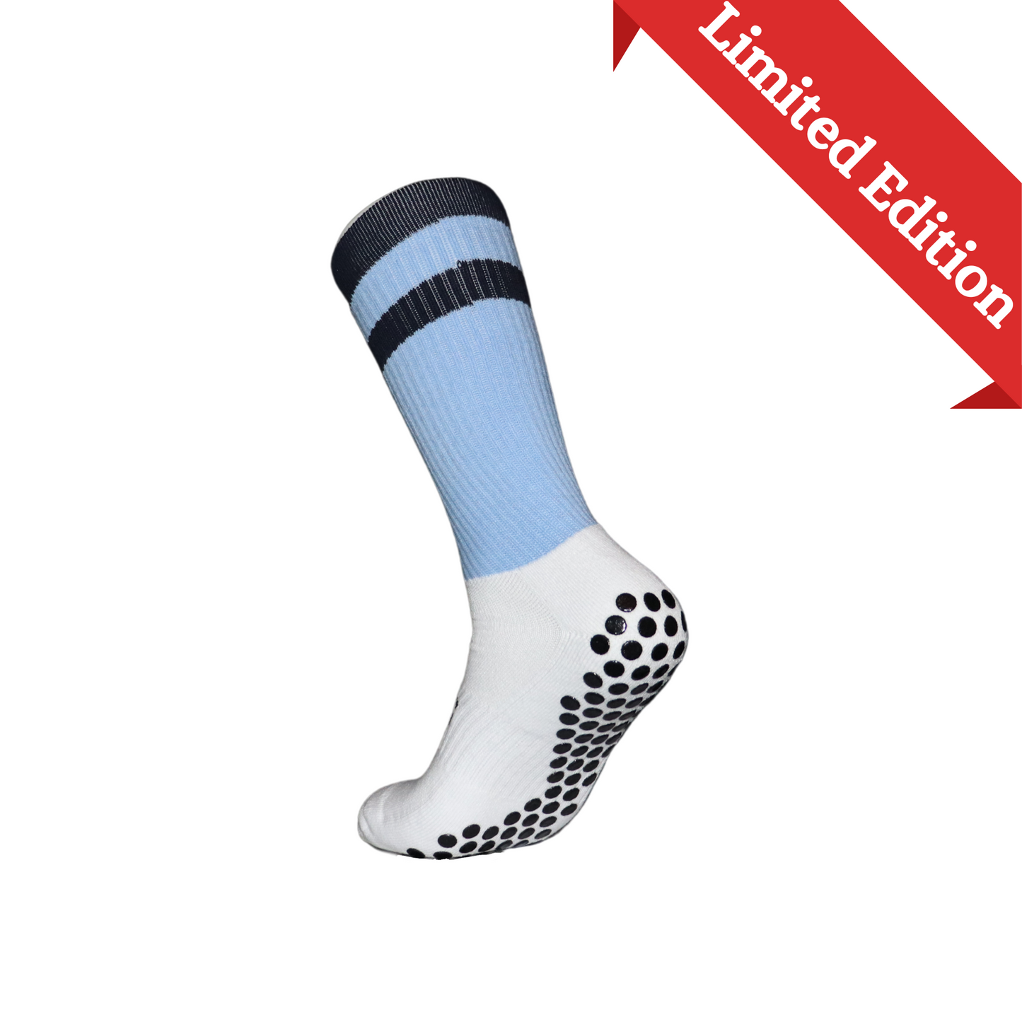 UltraSoft Grip Socks Sky/Navy